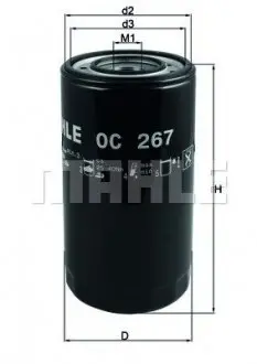 Фільтр оливи MAHLE / KNECHT OC267