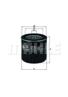 A_Фільтр масляний Mahle PEUGEOT MAHLE / KNECHT ="OC98"