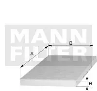 Фільтр салону MANN CUK36003