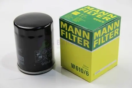 Фльтр масляный Honda Accord 1.6-2.4 83-/Civic 1.0-2.0 87-/HR-V 1.5-1.8 99-/CR-V 1.5-2.4 95- MANN W6106