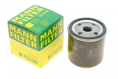 Фильтр масляный Saab 90/900/9000/99-09 MANN W 712/80