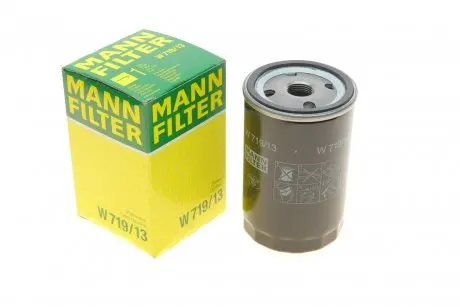 Масляный фильтр двигателя MERCEDES W719/13 -FILTER MANN W 719/13