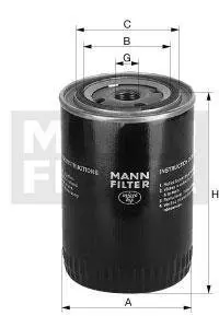 Фільтр оливи MANN W9035