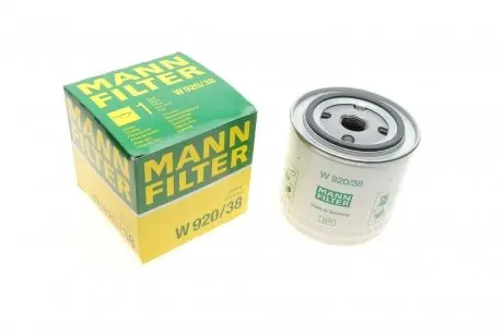 Масляный фильтр -FILTER MANN W 920/38