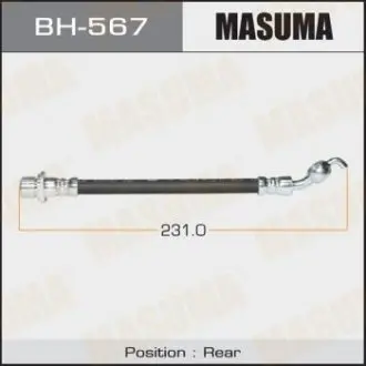 Шланг тормозной MASUMA BH567
