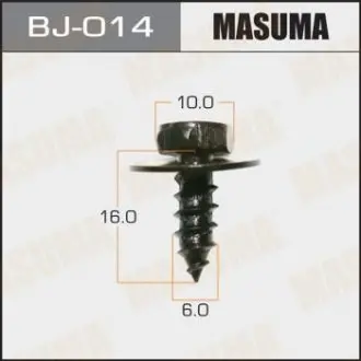 Саморіз 6x16 мм (комплект 10 шт) Toyota (BJ-014) MASUMA BJ014