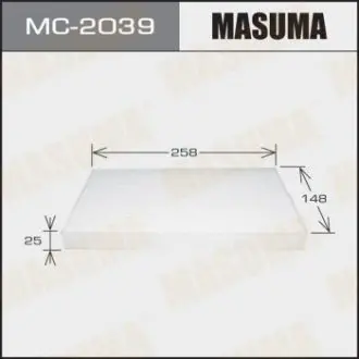 Фільтр салону (MC-2039) MASUMA MC2039