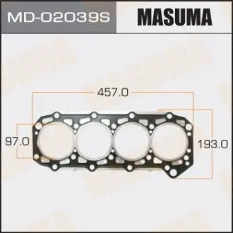Прокладка ГБЦ MASUMA MD02039S