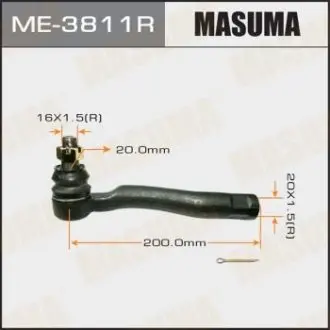 Наконечник рулевой тяги out RH TOYOTA LAND CRUISER 100, LEXUS LX470, -2000.08 MASUMA ME3811R