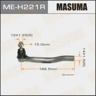 Наконечник рулевой Honda CIVIC 06- MASUMA MEH221R