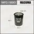 Фільтр оливи Honda Accord (03-12; 17-), Civic (02-10), CR-V (03-), Fit (04-), Pilot (09-15) MASUMA MFC1820 (фото 1)