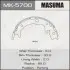 Колодки гальмівні стояночного тормоза (MK-5700) MASUMA MK5700 (фото 1)