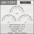 Колодка тормозная барабанная MASUMA MK7757 (фото 1)
