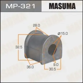 Втулка стабилизатора заднего Toyota Corolla (-00) (Кратно 2 шт) MASUMA MP321