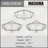 Колодки тормозные передн HYUNDAI ACCENT III, HYUNDAI GETZ (02-10), HYUNDAI ELANT MASUMA MS0306 (фото 1)
