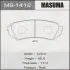Колодки тормозные задн TOYOTA LAND_CRUISER 200 MASUMA MS1412 (фото 1)