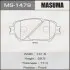 Колодки тормозные передн MASUMA MS1479 (фото 1)