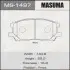 Колодка тормозная передняя Lexus RX 300, 330, 350 (04-08) MASUMA MS1497 (фото 1)