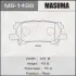 Колодки гальмівні передн Lexus RX 350 (06-08)/ Toyota Highlander (03-07) (MS-1498) MASUMA MS1498 (фото 1)