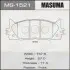 Колодки гальмівні передн Toyota Camry (06-) (MS-1521) MASUMA MS1521 (фото 1)