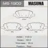 Колодки гальмівні задн Toyota Venza (09-16) (MS-1903) MASUMA MS1903 (фото 1)