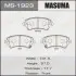Колодки тормозные передн TOYOTA YARIS, TOYOTA COROLLA (06-14) MASUMA MS1923 (фото 1)