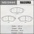 Колодка тормозная передняя Infiniti FX 35 (05-10)/ Nissan Murano (04-16), Pathfinder (05-14)/ Renault Koleos (08-) MASUMA MS2444 (фото 1)
