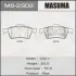 Колодки гальмівні (MS-2902) MASUMA MS2902 (фото 1)