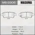 Колодки тормозные задн Nissan Pathfinder (05-14) (MS-2906) MASUMA MS2906 (фото 1)