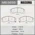 Колодка тормозная передняя Mitsubishi L200 (00-08), Lancer (08-12), Pajero Sport (-09) MASUMA MS3233 (фото 1)