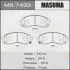Колодки гальмівні (MS-7493) MASUMA MS7493 (фото 1)