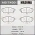 Колодки гальмівні передн Subaru Forester (12-), Impreza (08-14), Legacy (09-14) (MS-7499) MASUMA MS7499 (фото 1)
