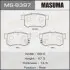 Колодка тормозная задняя Honda Accord (03-11), Civic (06-11)/ Suzuki Swift (04-11), SX4 (06-16) MASUMA MS8397 (фото 1)