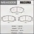 Колодки тормозные передн SSANGYONG REXTON (14-19)/SSANGYONG ACTYON II, SSANGYONG ACTYON SPORTS II (12-17) MASUMA MSK0006 (фото 1)