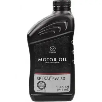 Олива моторна Super Premium 5W-30, 0.946л. MAZDA 0000775W30QT