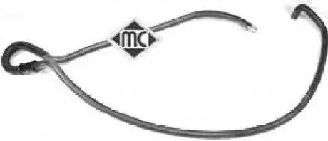 Патрубок радиатора Peugeot 406 2.0HDI (99-) Metalcaucho 08603
