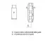 Направляюча клапана EX NISSAN CD17/CD20 48X7X11.03 Metelli 01-2583 (фото 1)