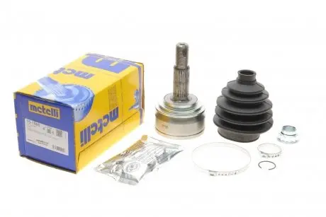 ШРУС (наружный) Toyota Yaris II/IV 1.0-1.3 GPL/VVT-I/1.4 D-4D 05- (26z/24z/55.6mm/86mm/59mm) Metelli 15-1885