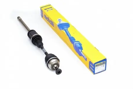 Полуось (передняя) (R) BMW 5 (F10/F11)/6 (F06/F12/F13) 10-18 (37z/27z/862mm) (-ABS) Metelli 17-1335