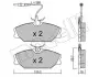 Комплект тормозных колодок (дисковых) Metelli 22-0142-0 (фото 2)