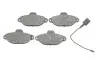 Колодки тормозные (передние) Fiat 500 07-/Ford Ka 08- (+датчики L=195mm) Metelli 22-0159-2 (фото 1)