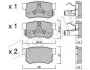Колодки гальмівні (задні) Honda Accord VIII 08-/CR-V II 01-07/CR-V IV 12-/FR-V 04- Metelli 22-0173-1 (фото 1)