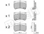 Комплект тормозных колодок (дисковых) Metelli 22-0196-0 (фото 2)