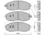 Комплект тормозных колодок (дисковых) Metelli 22-0297-0 (фото 2)