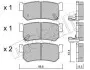 Тормозные колодки (задние) Ssangyong Rexton 02-/Actyon 05-/Korando 97-06 Metelli 22-0519-0 (фото 1)