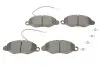 Колодки тормозные (передние) Nissan Cabstar E 98-06 (+датчики) Metelli 22-0536-1 (фото 1)