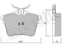Колодки тормозные (задние) Citroen C5 08-/Peugeot 407 04-/607 00-11 Metelli 22-0602-0 (фото 2)