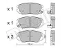 Колодки тормозные (передние) Opel Insignia A 08-17/Chevrolet Malibu 12-/Bentley Flying Spur 13- Metelli 22-0841-0 (фото 1)