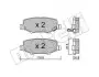 Колодки тормозные (задние) Jeep Cherokee 08-/Compass 06-/Wrangler 07-/Dodge Nitro 06-12 Metelli 22-0863-0 (фото 1)