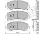 Комплект гальмівних колодок (дискових) Metelli 22-0902-0 (фото 1)